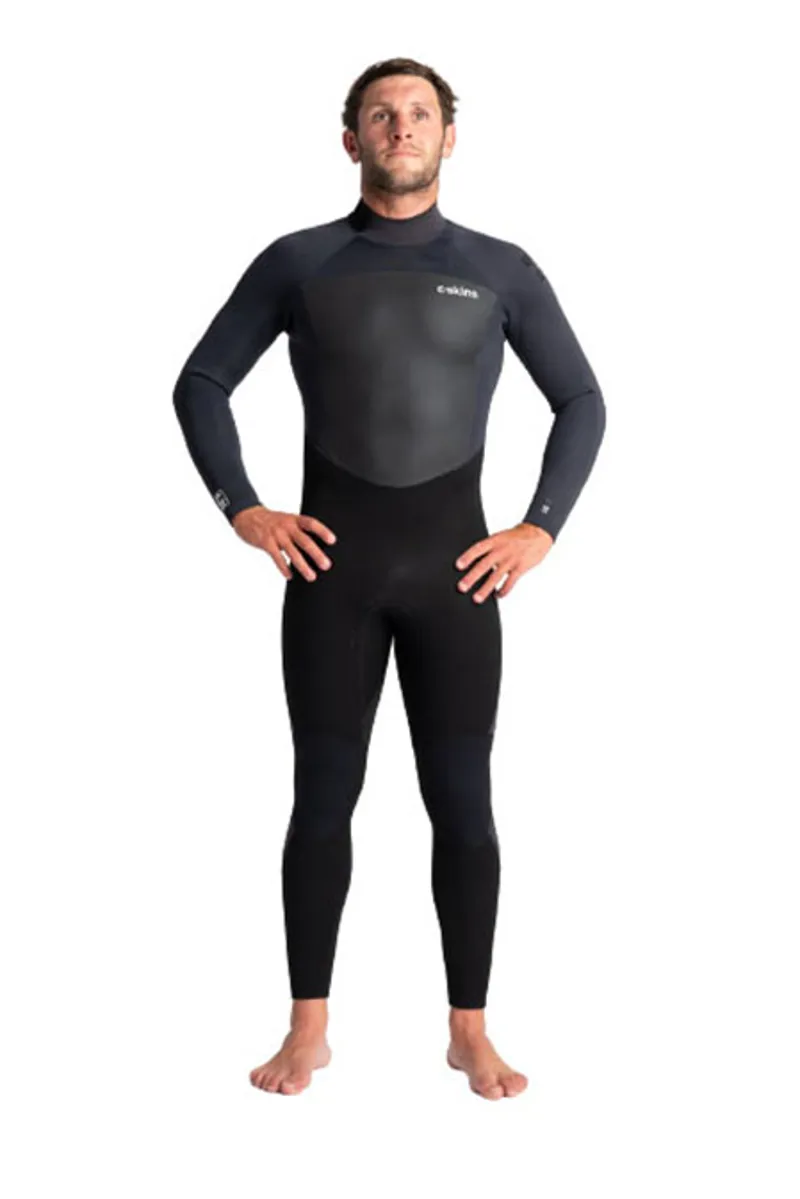 C-Skins Legend 4:3 Men's GBS Back Zip Steamer Black/Grey